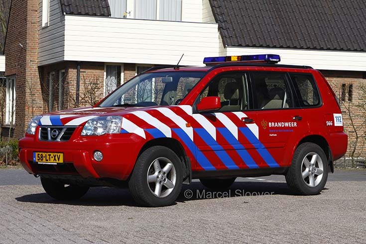 Brandweer Hattem Nissan X-Trail 58-LT-XV