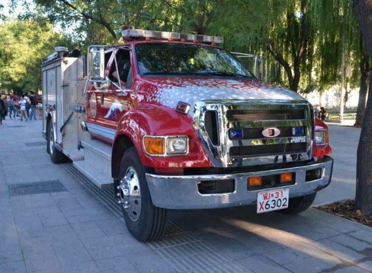Darley Foam tanker in Beijing WJ31X6302