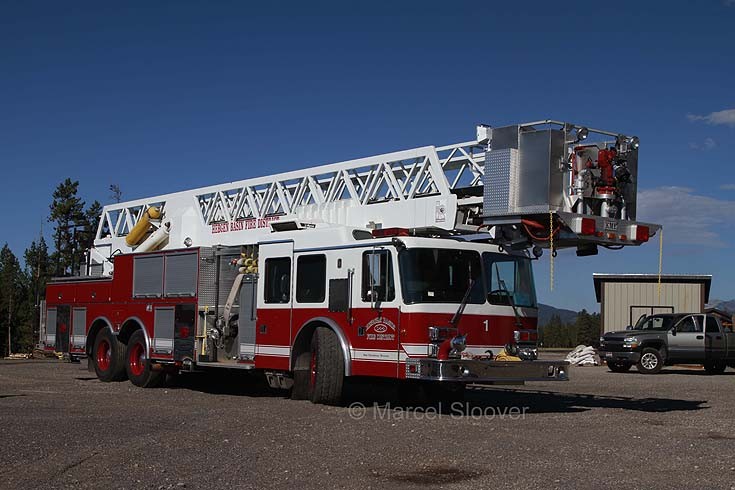 Hebgen Basin Fire dept. KME Ladder