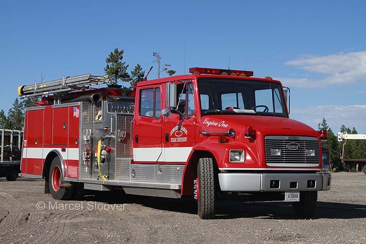 Hebgen Basin Fire Dept Freightliner Engine 1