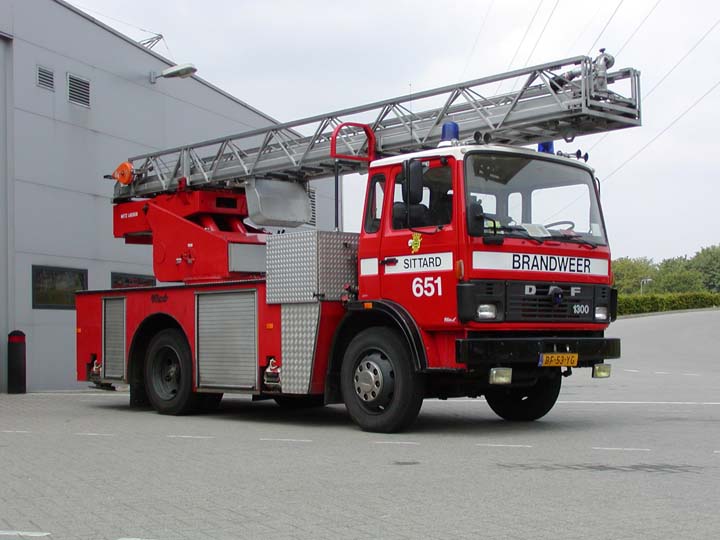 Brandweer Sittard DAF Aerial appliance