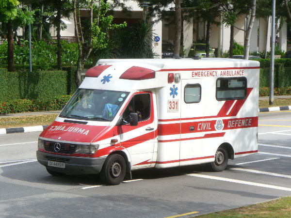 SCDF A331 Ambulance Mercedes Singapore