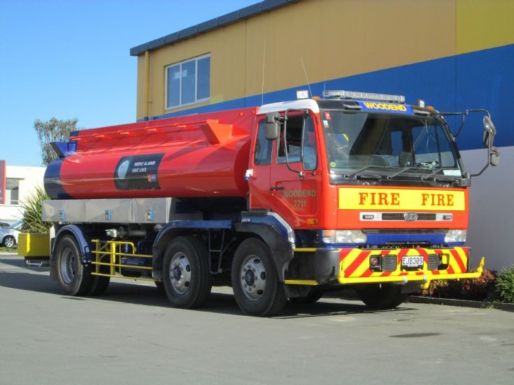 New Zealand Nissan Woodend water tanker
