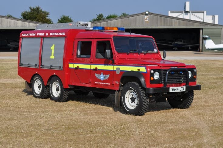 Land Rover 130 Goodwood Aerodrome W544LTA