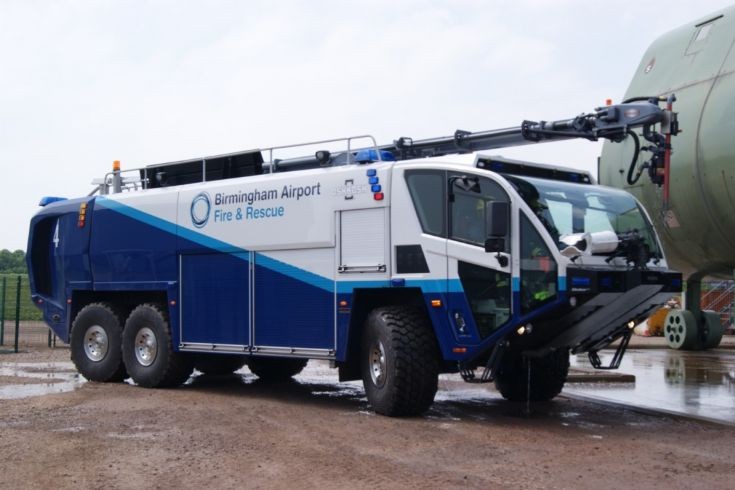 Birmingham Airport Oshkosh Striker 
