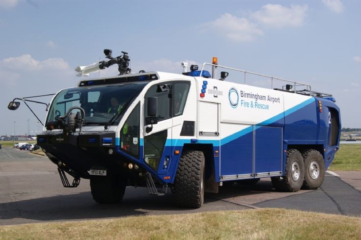 Birmingham Airport Oshkosh Striker 6x6