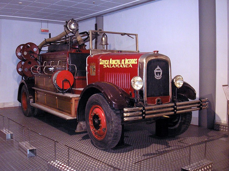 Fire Engines Photos City of Salamanca F. B.Naval Somua (1935)