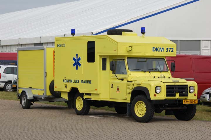Royal Dutch Navy Landrover ambulance