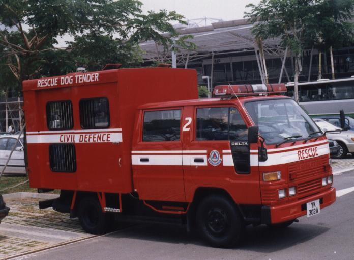 Singapore Rescue Dog tender 