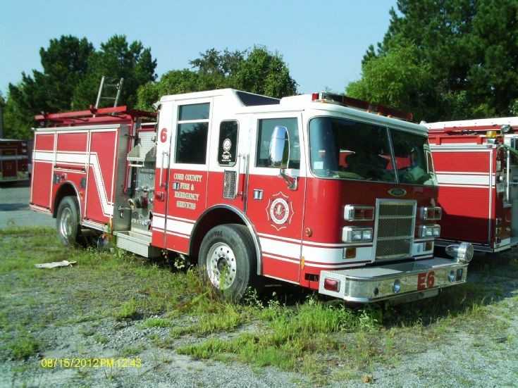 Fire Engines Photos Cobb County,GA Engine 6 (flooded)