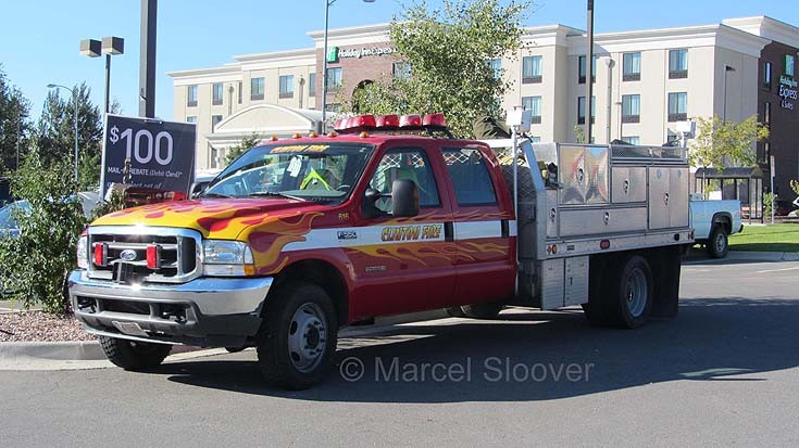 Clinton Fire Brush truck