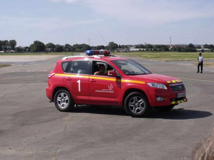 Toyota of Paris Airport fire brigade.