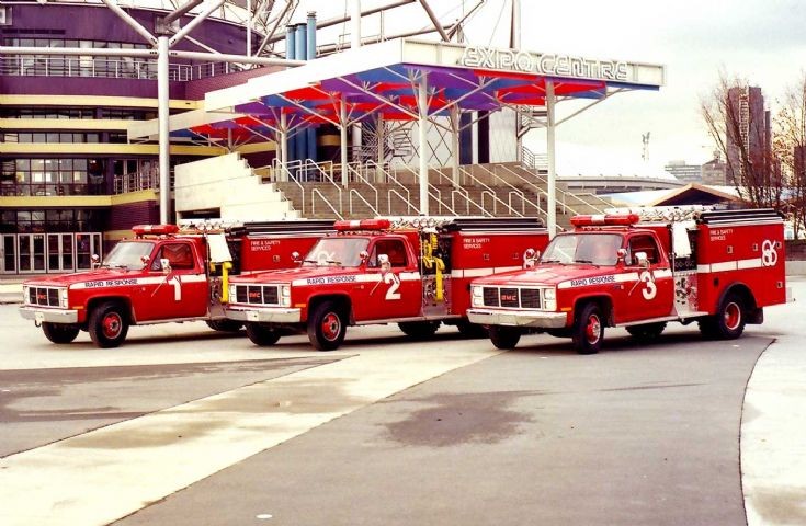 Mini pumpers at World Expo site Vancouver