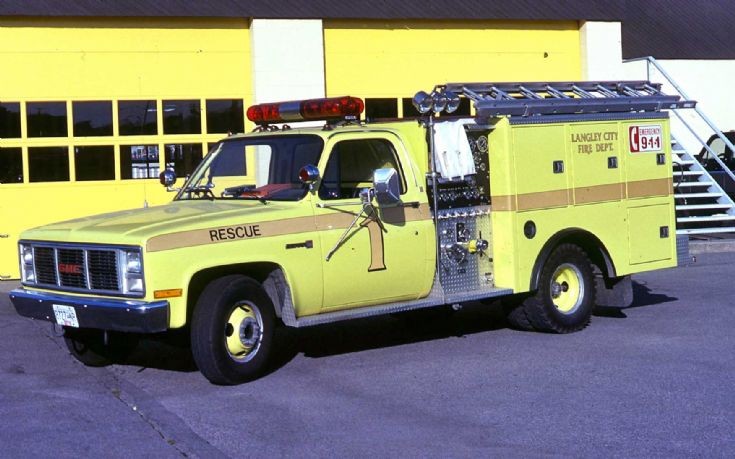 Langley City Fire Dept. small pumper