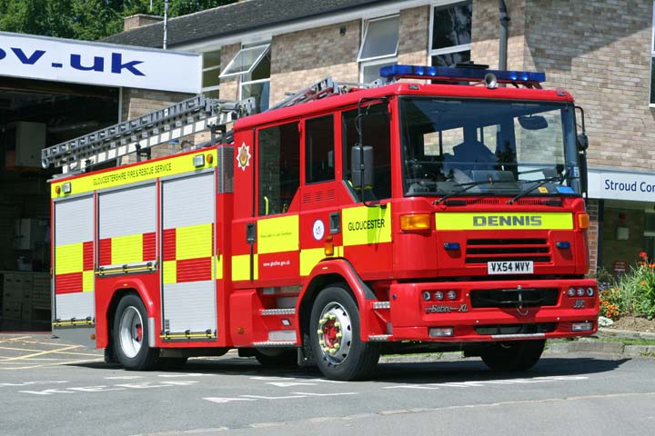 Gloucestershire Dennis Fire station Stroud