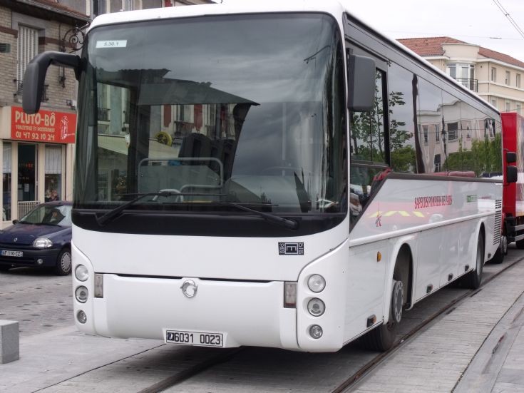 Irisbus staff bus.