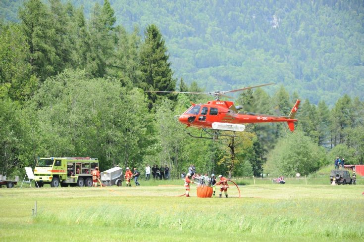 Switzerland: Forest fire exercise
