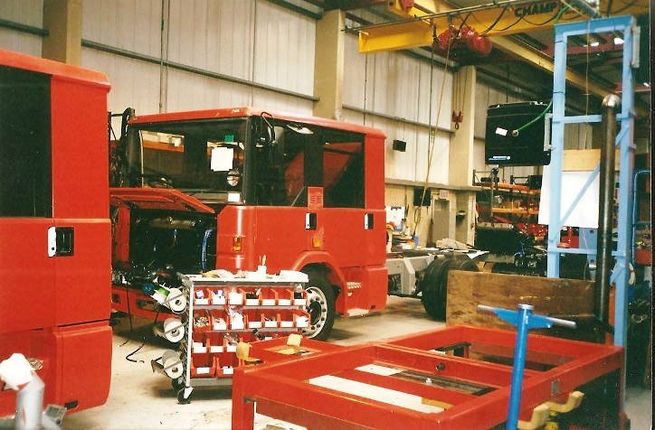 inside Dennis factory Guilford