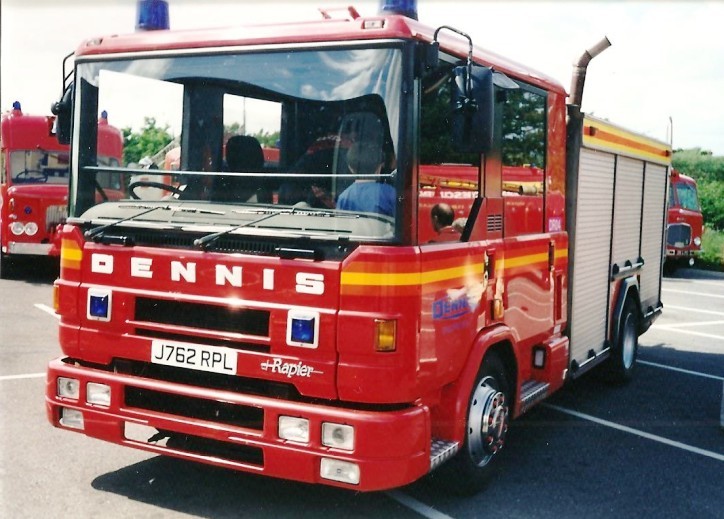 Dennis Rapier WrL Fire Service College J762RPL