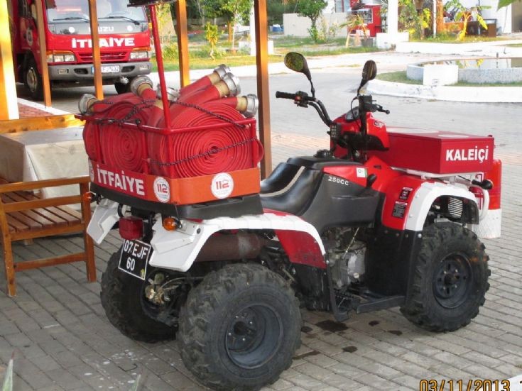 250cc Quad, rear view