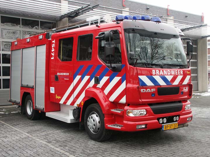 Brandweer Ridderkerk DAF Watertender