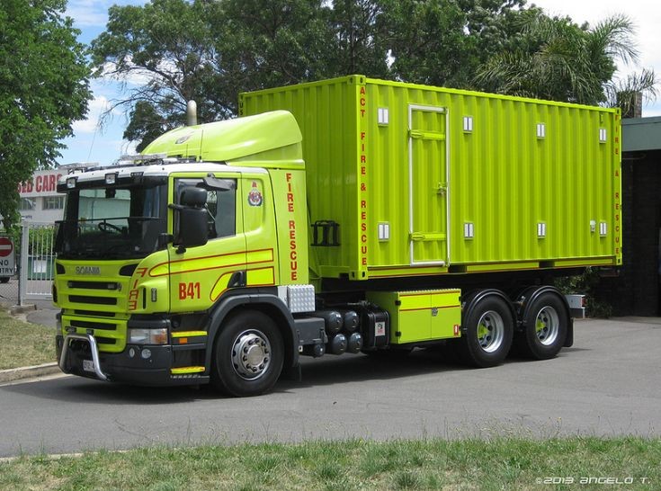 ACTFR - Scania transporter, Canberra Australia