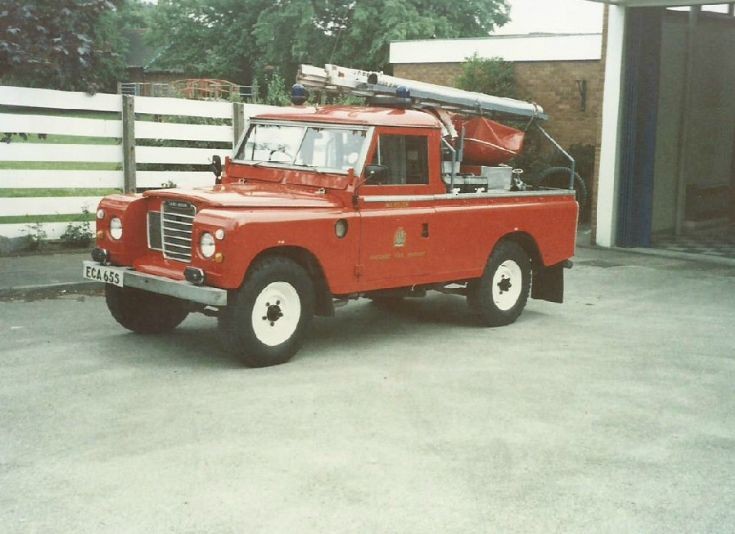 Cheshire Fire Brigade Land Rover