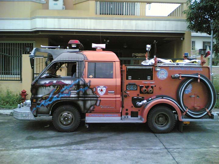 BJL Volunteer customised fire truck Isuzu