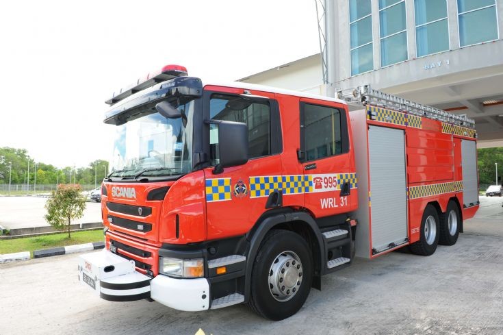 Bomba Brunei Scania WRL with CAFS