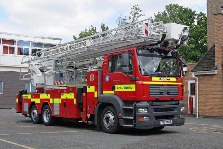 Cheltenham MAN Bronto Aerial appliance