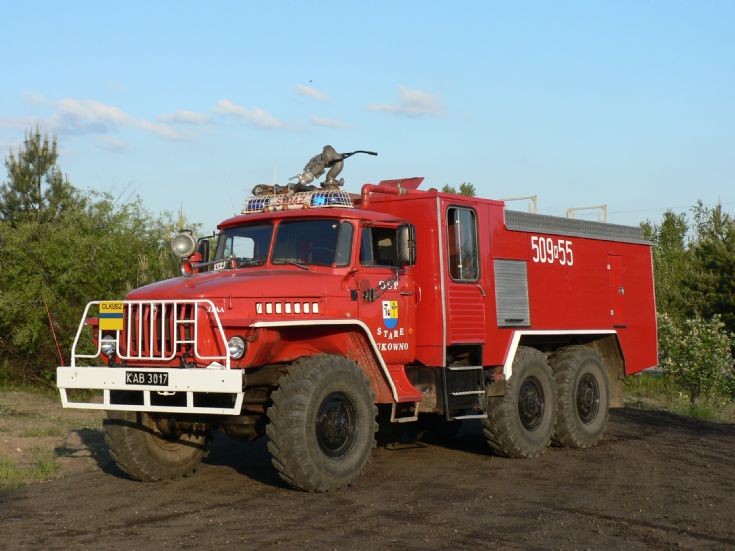 Ural 4230 6x6 Pumper - Stare Bukowno, Poland