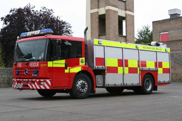 Chippenham Fire station Emergency Support Unit 