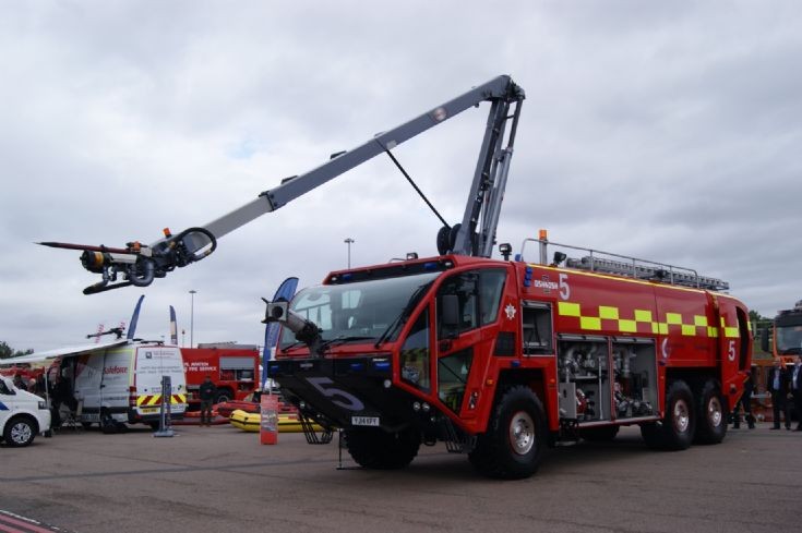 Manchester Airport Oshkosh Global Striker