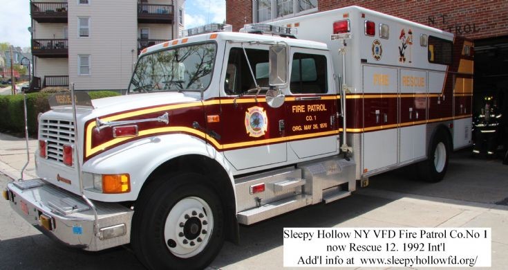 1992 Int'l Rescue 12 Sleepy Hollow NY VFD