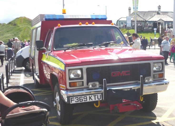 GMC F369KTU former Cheshire Rescue Tender