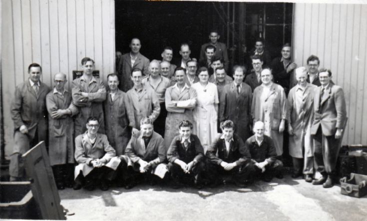 Dennis Tool Room staff and apprentices 1956