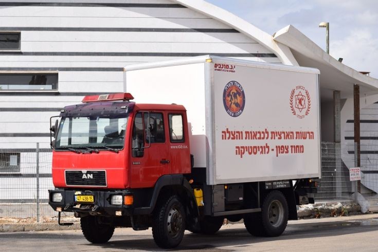 District logistical support fire truck