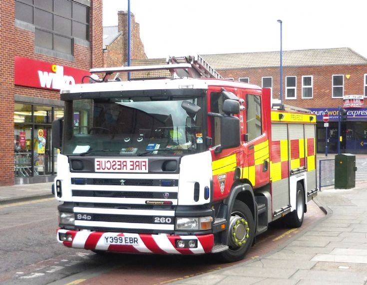 Scania Y399EBR Cleveland Fire Brigade
