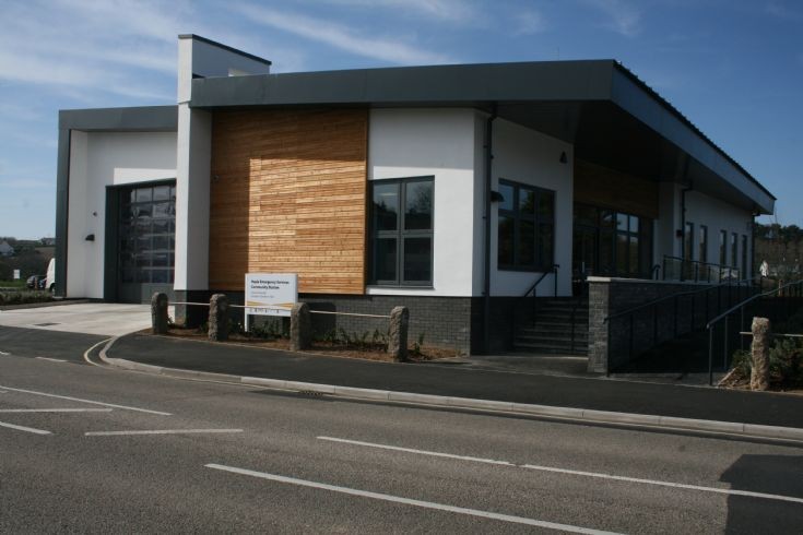 Hayle Cornwall new Fire Station