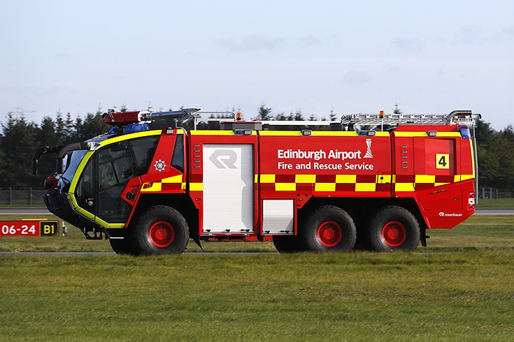 Rosenbauer Panther at Edinburgh Airport