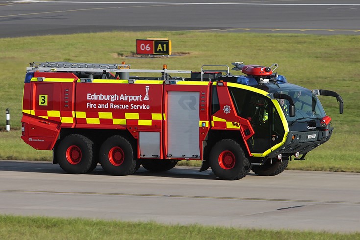 Rosenbauer Panther at Edinburgh Airport