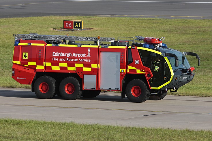 Rosenbauer Panther at Edinburgh Airport