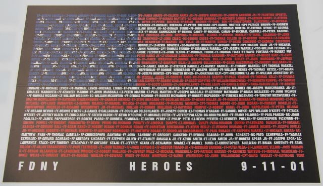 FDNY 343 heroes 9 11 01 
