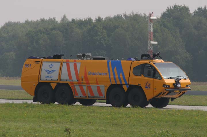 RNLAF E-One crashtender at Eindhoven 