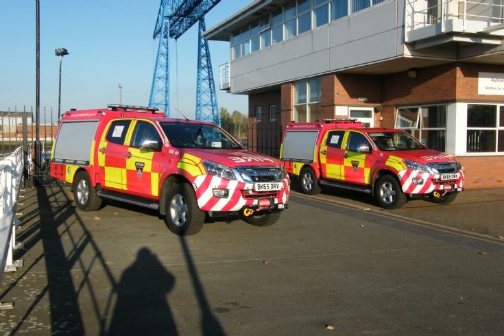 Cleveland Fire Brigade new small fires unit Isuzus