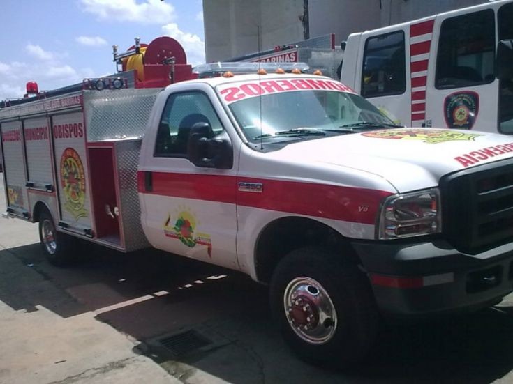 Fire Municipal Corp Barinas, Venezuela.