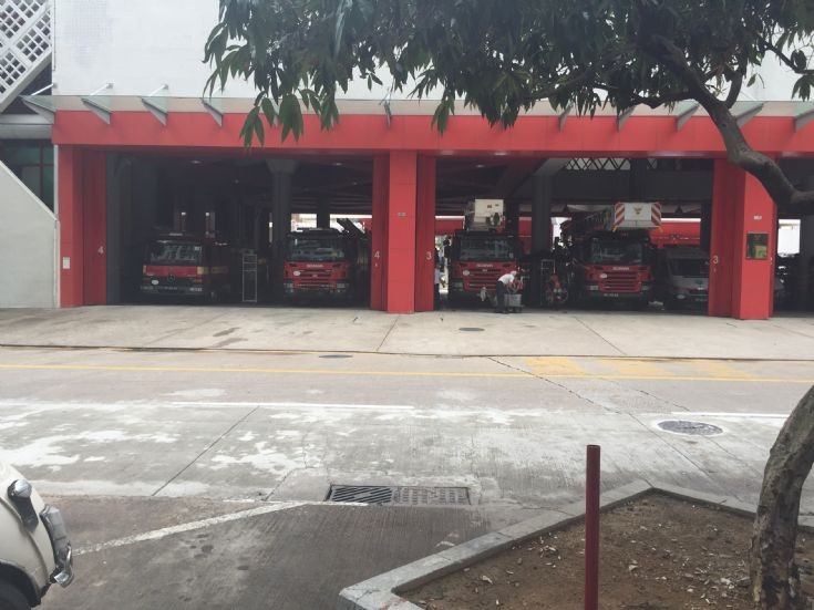 Macau fire station line up