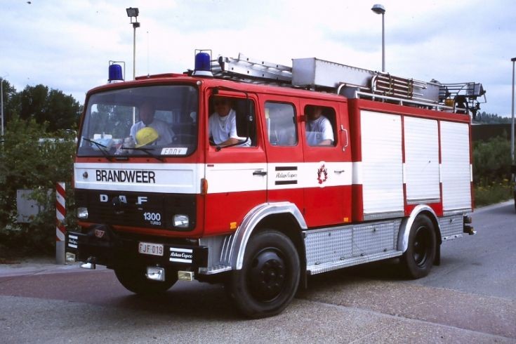 Working fire brigade Atlas Copco