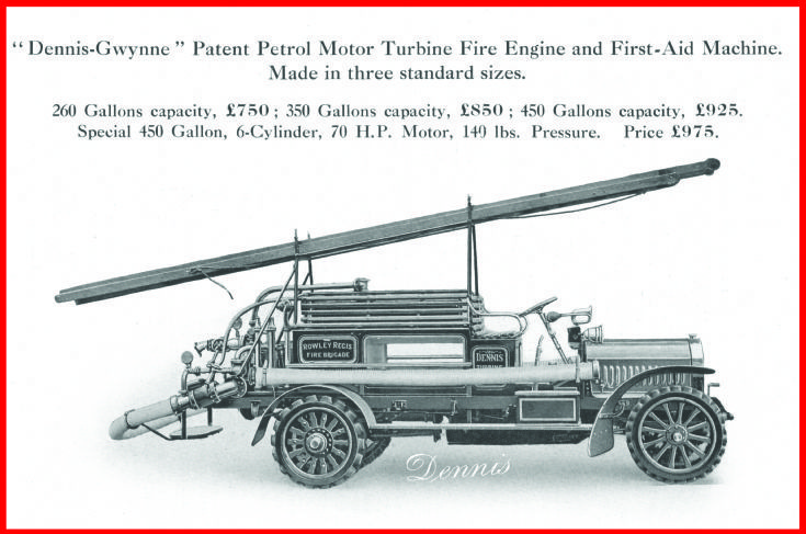 1910 Dennis Sales Catalogue