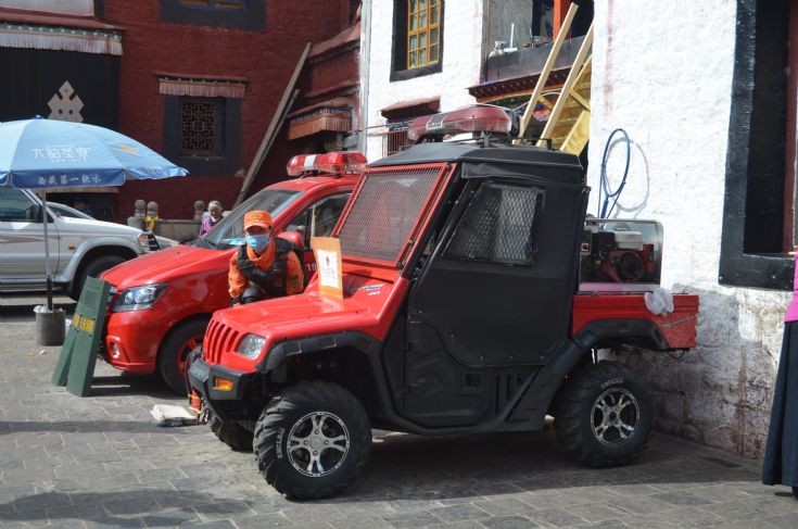 China Tibet Lhasa Rancher atv fire appliance